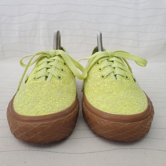 Vans Womens Neon Yellow Ice Cream Glitter Sneakers Skate Shoes Size 6.5 - Picture 4 of 10